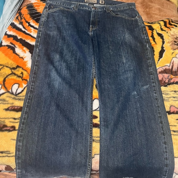 RSQ baggy  Fit Blue Denim Jeans vintage - Picture 2 of 6